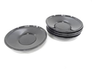 漆塗り　茶托　5客揃